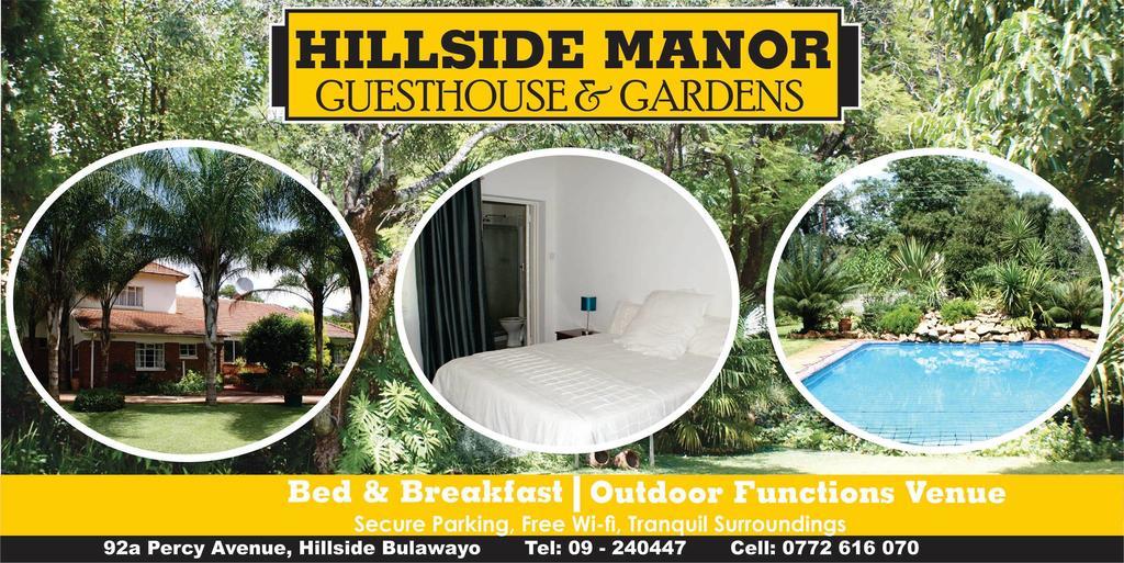 Hotel Hillside Manor Bulawayo Esterno foto